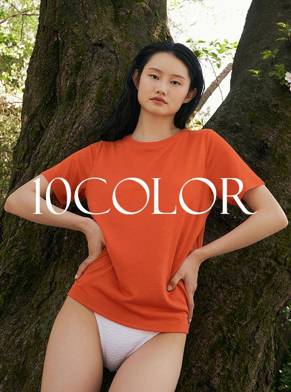 아르보노 10color 데일리 반팔 노브라티