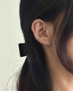 서기네잡화점 silver925 실버 슬림 이어커프 귀 안뚫는 귀걸이