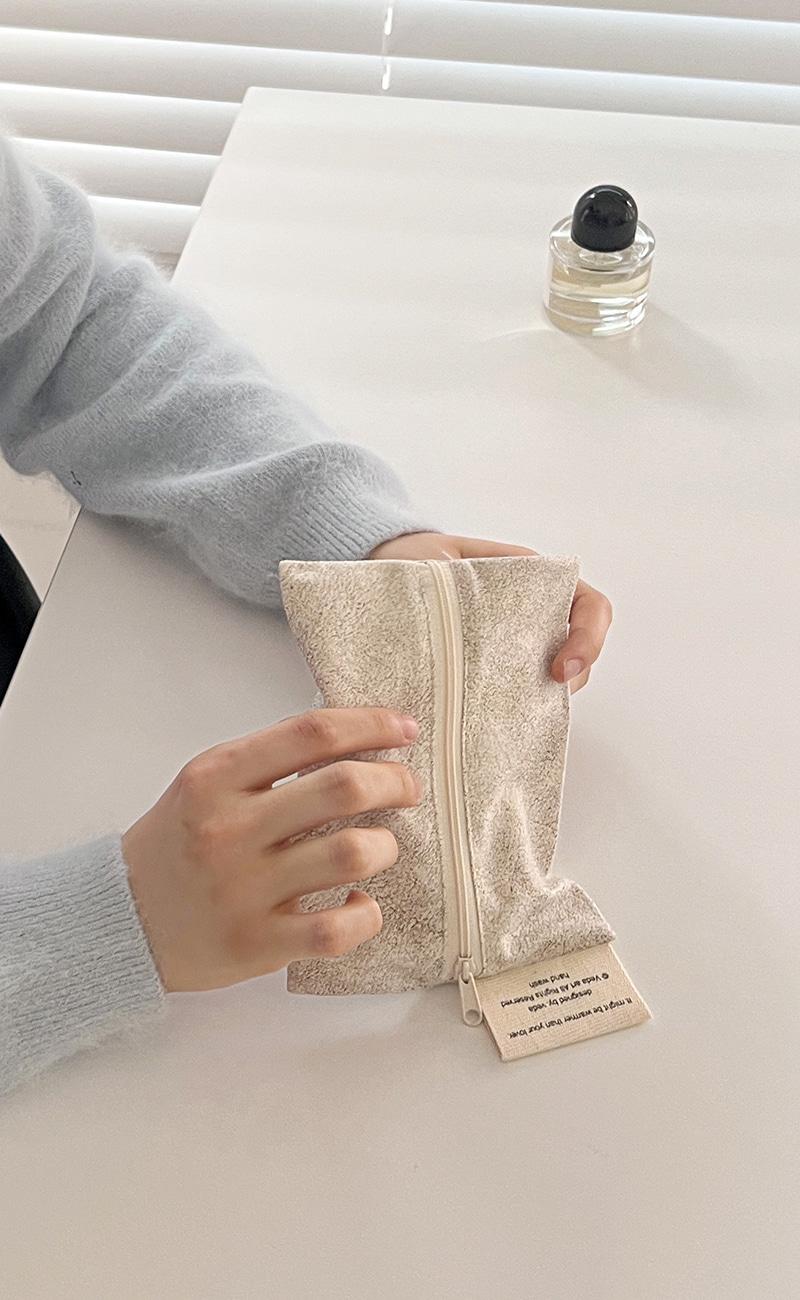 Veda Romantic Pouch Crack / Beige