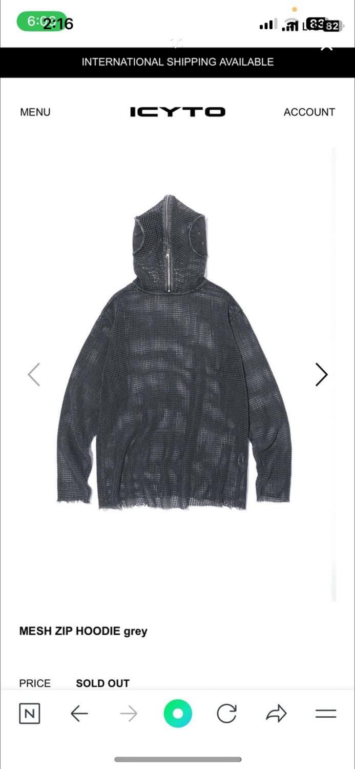 Icyto mesh hoodie | 후루츠패밀리