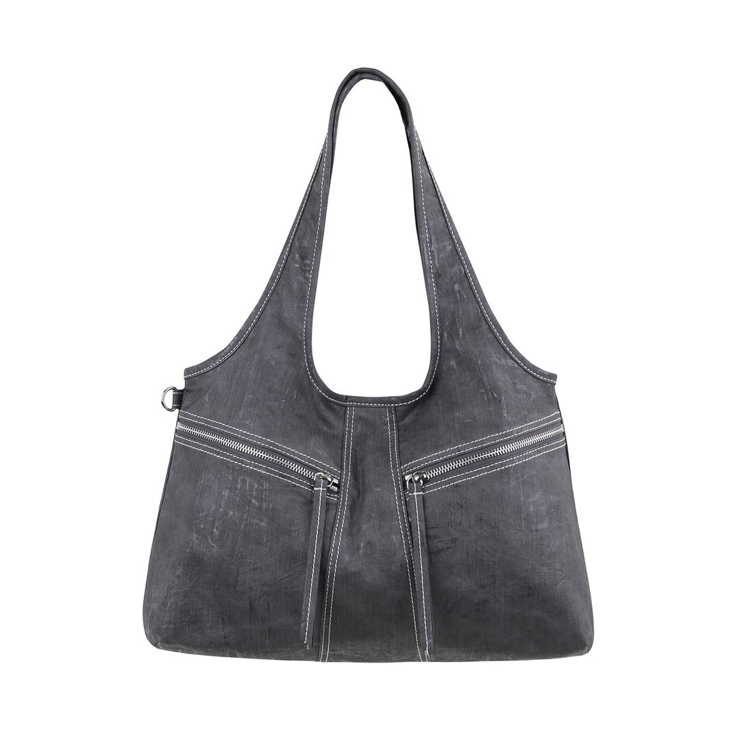 Vintage stitch bag mini [Charcoal]