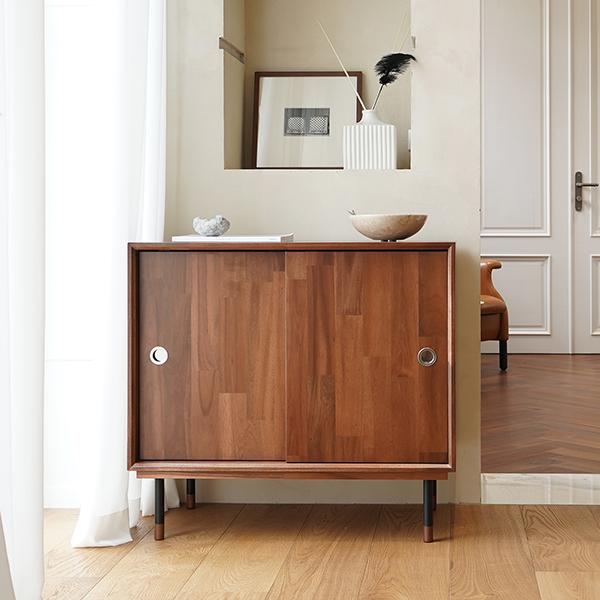 펜슬하우스 F50 미드센추리모던 빈티지 사이드보드 수납장_월넛