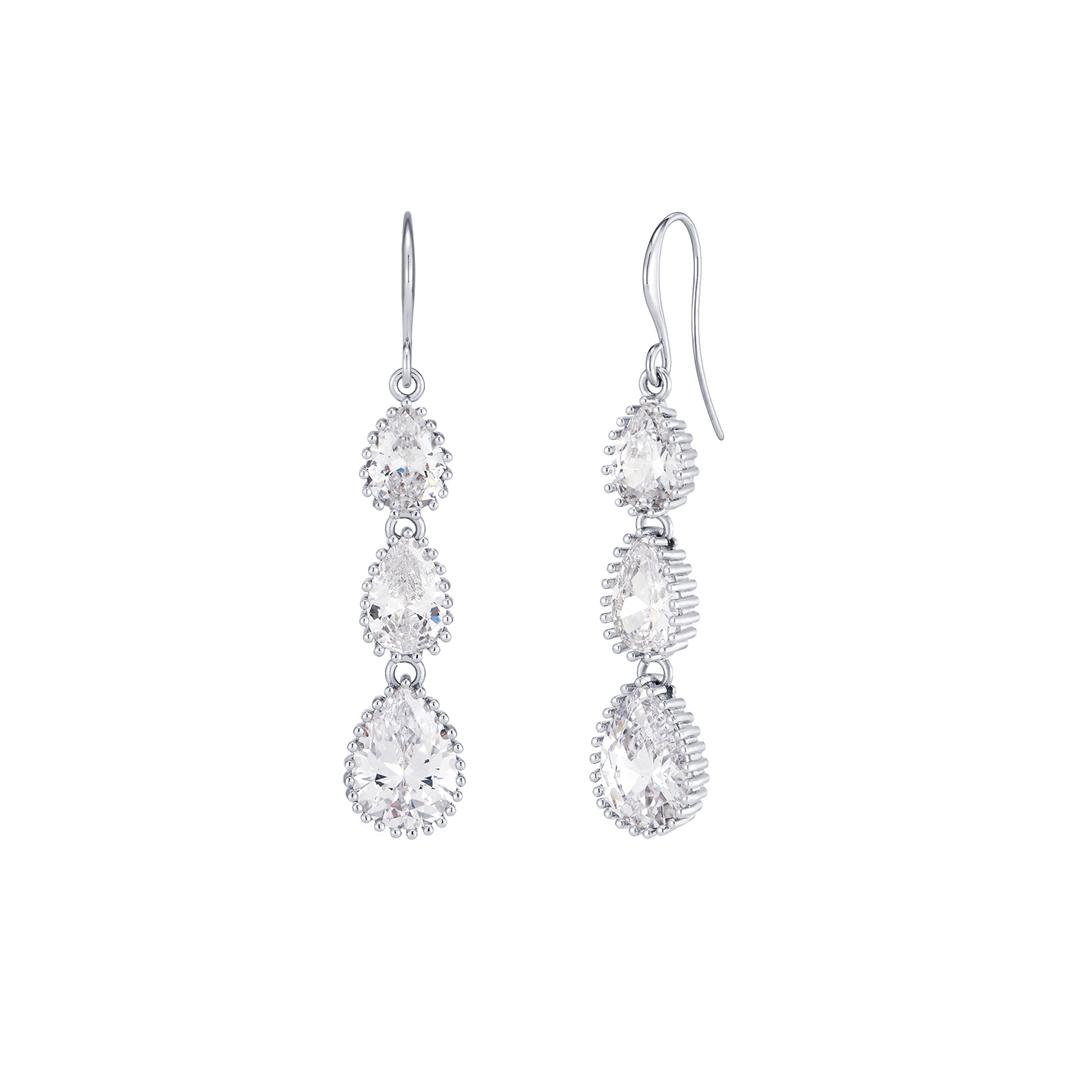 [아이유 착용] 폴브리알 주얼리 크리스탈드롭귀걸이 PPBE0058_BRASS