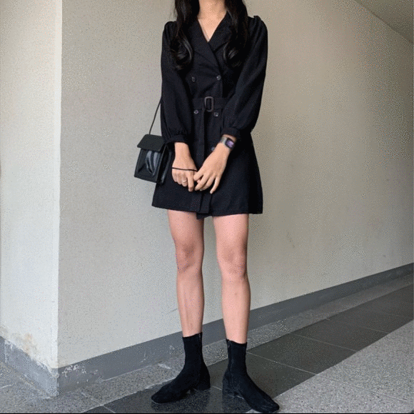 가을 분위기 여신 / 컬러추가!  ) 무드 트렌치 원피스