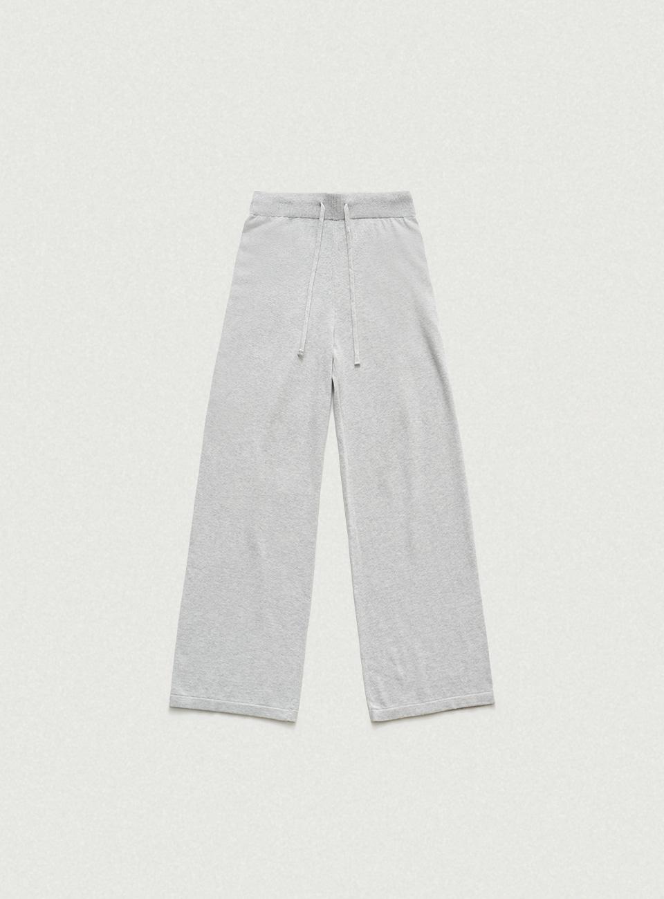 Ello Light Knit Pants_Melange Grey [2월 말 순차 배송]