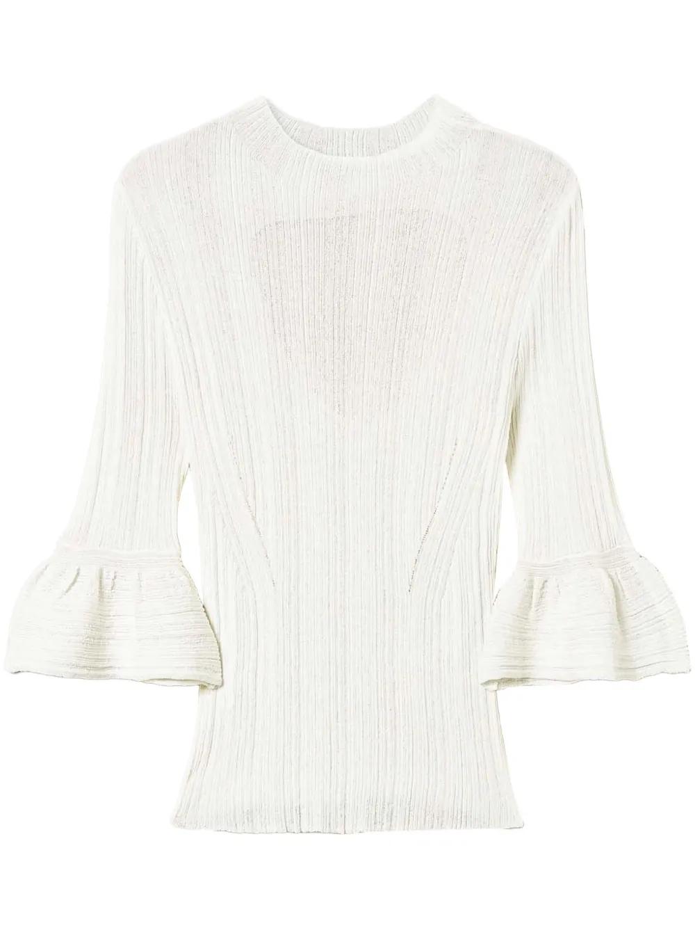 골지 니트 스웨터