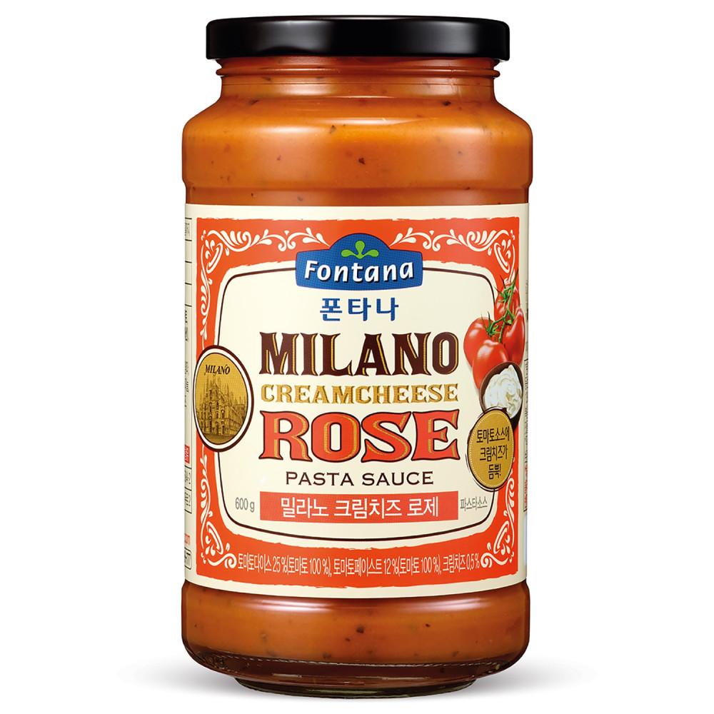 폰타나 파스타소스 밀라노 크림치즈 로제 600g