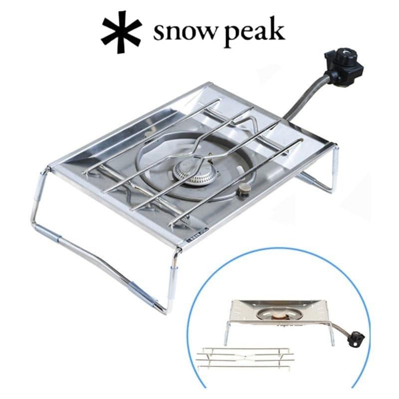 스노우피크 플랫버너 IGT 스토브 버너 캠핑 조립식 강력한 화력 스토브 GS-450R-K