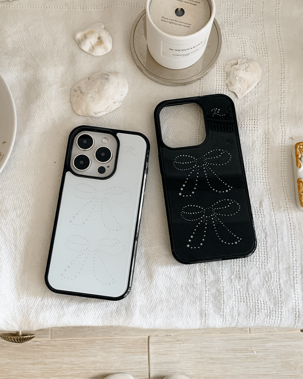 star ribbon glass case