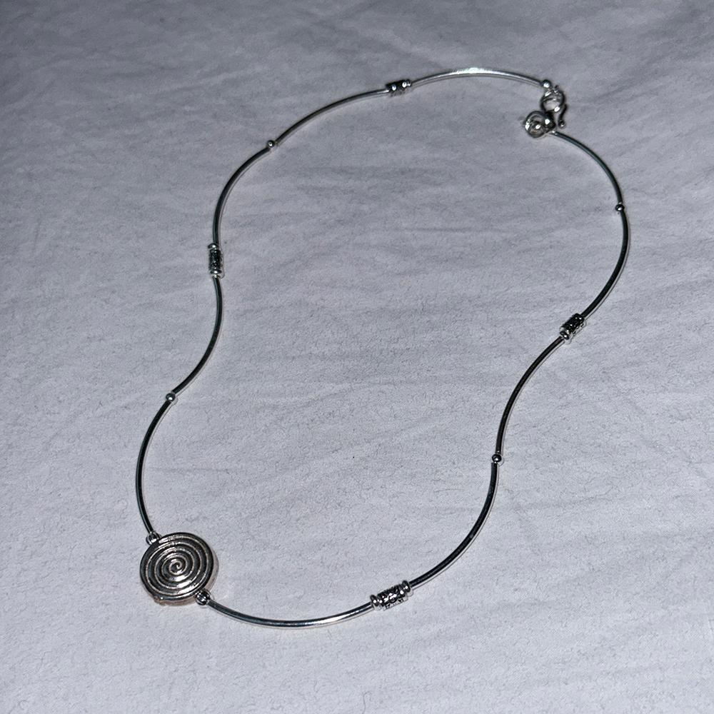 Twister Pendant Pipe Necklace