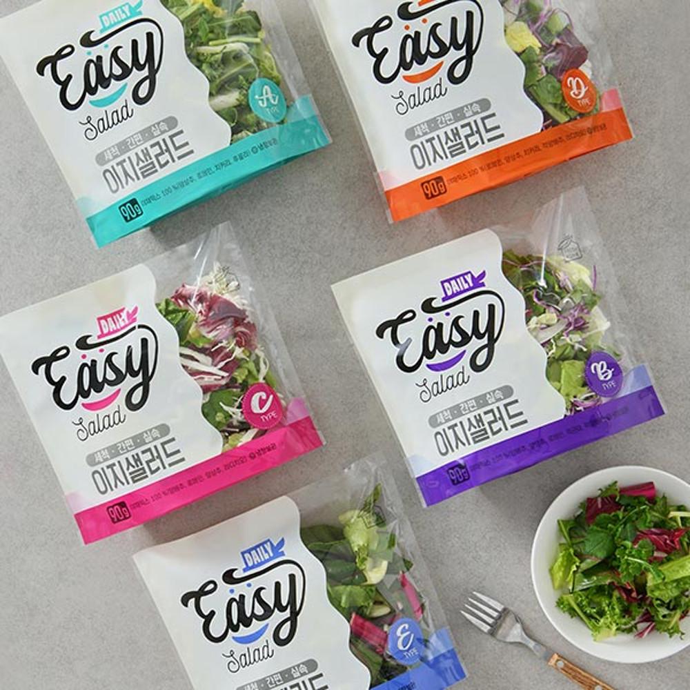 프레쉬홈 실속 이지 샐러드 5팩 골라담기 배달 다이어트 식단 야채 정기구독 [원산지:상세설명에 표시]
