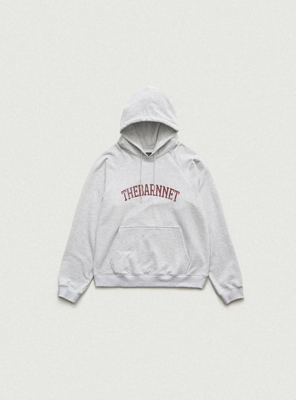 Oversized Coma Pullover Hoodie_Melange grey [9월 말 순차 배송]