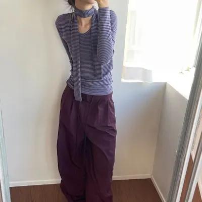 [MD추천]나일론 핀턱 밴딩 pt (3color)