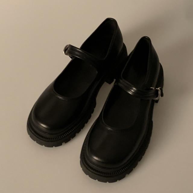 [OR]볼드 메리제인 발편한 통굽 로퍼 슈즈 / 매쉬, 클래식