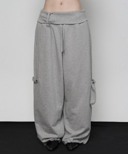 Rib Terry Pocket Sweat Pants (MELANGE GRAY)