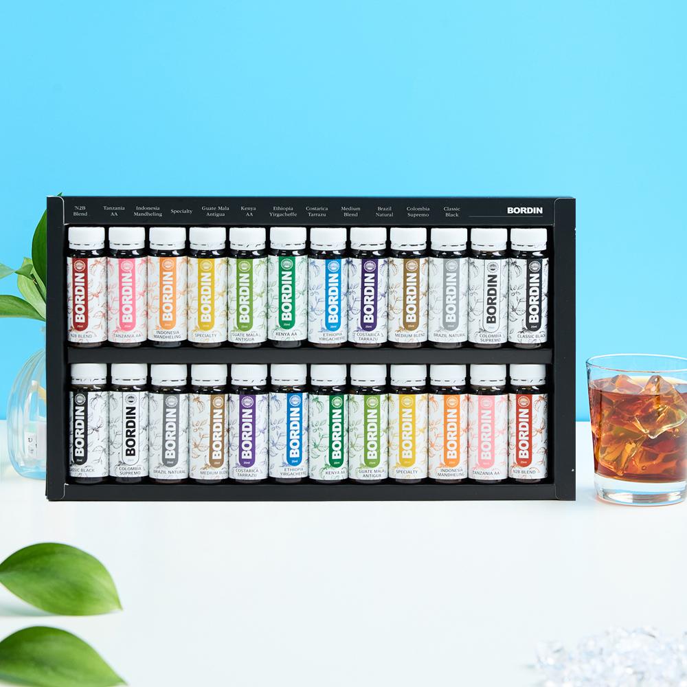 보르딘 콜드브루 더치커피 알록달록 앰플 24종 커피 세트 (25ml*24개)