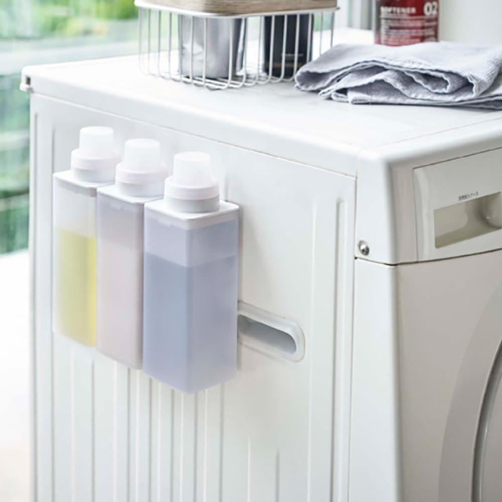 야마자키 타워 자석 세탁세제 섬유유연제 세제통 리필 소분용기 디스펜서