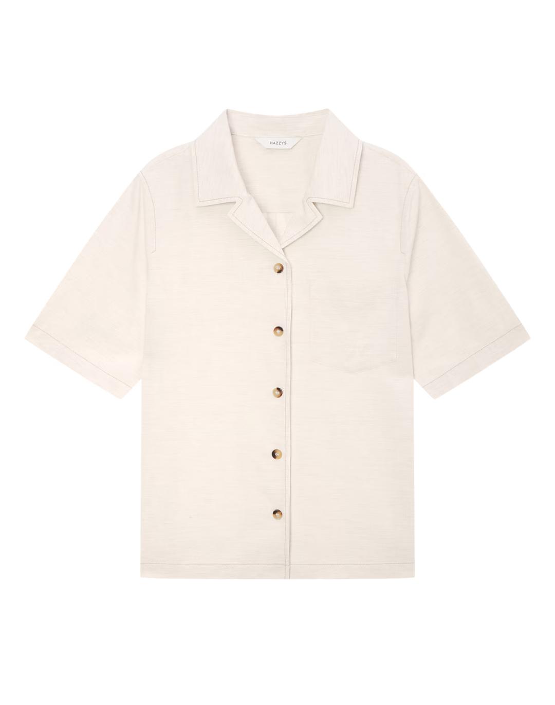 [시즌오프][CITY ESSENTIAL] 여름 반팔 셔츠 크림