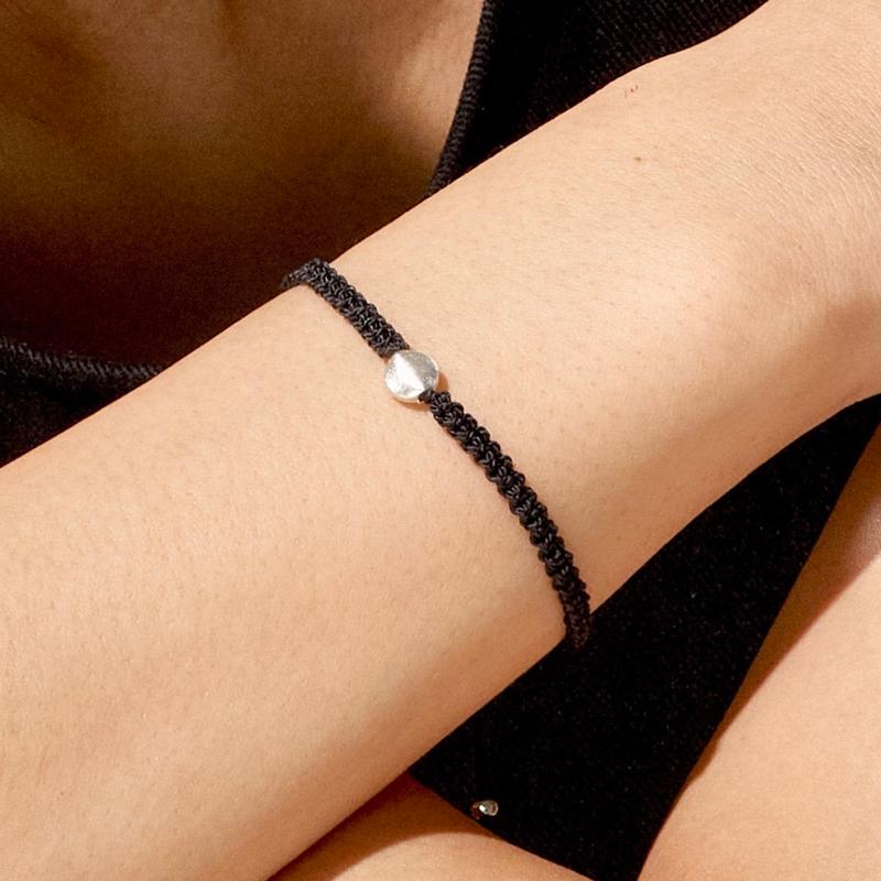 풀문 실크 매듭 팔찌