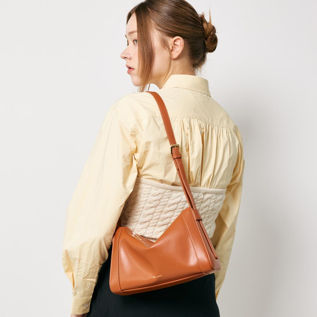 567레닛 숄더앤 크로스백 오렌지브라운