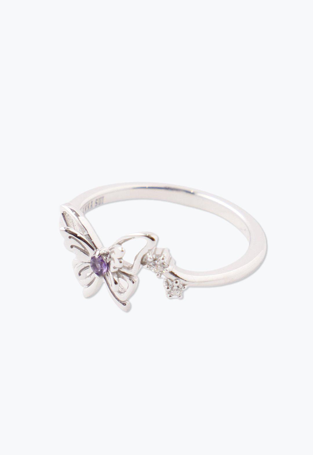 Ribbon Butterfly Ring