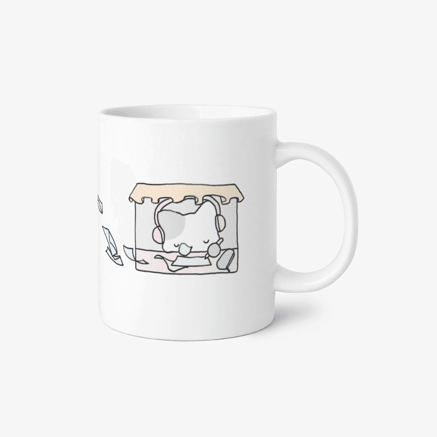 소소히히 바람의 편지 머그컵 ㅣ 마플샵