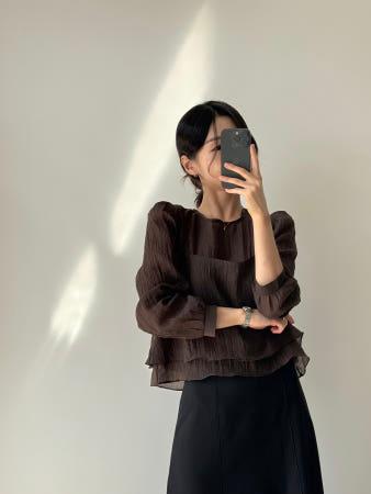 이런 상품 어때요? 꽃잎 뷔스티에 세트 가을 블라우스