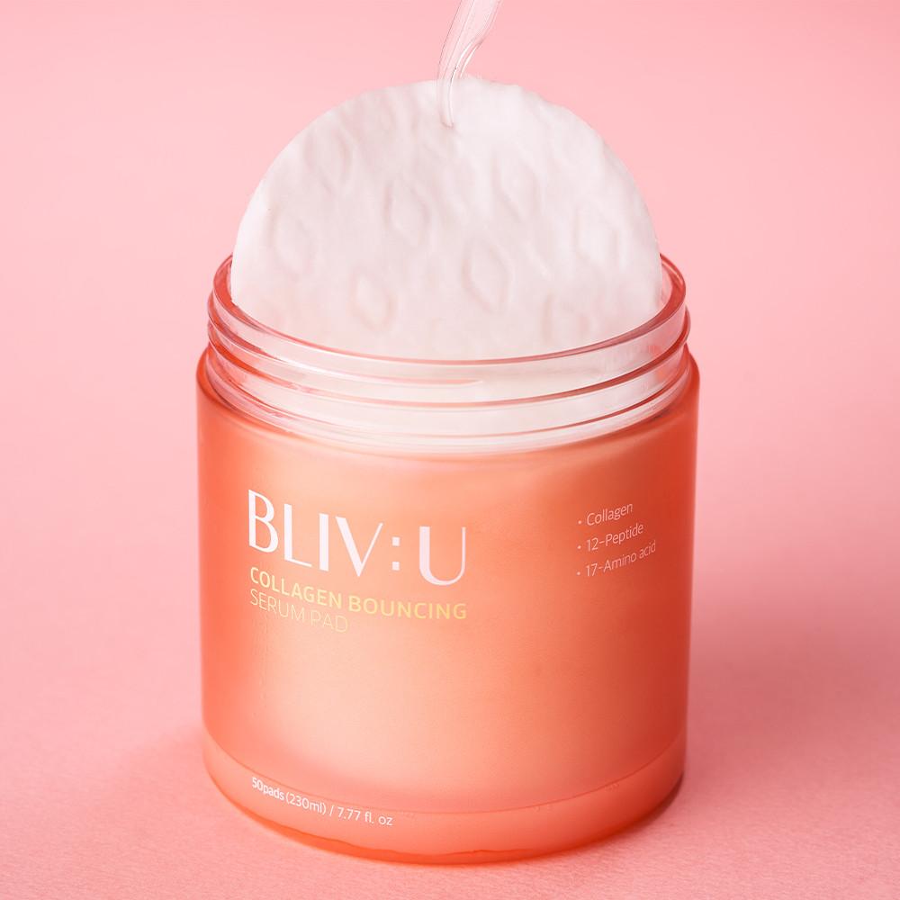 블리브유 콜라겐 바운싱 세럼 패드 50매