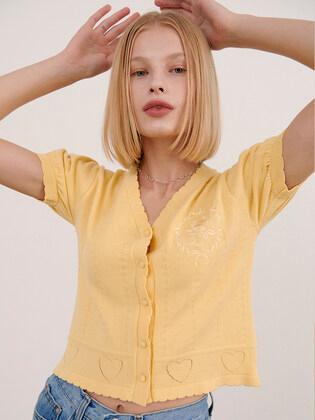 SCALLOP CARDIGAN