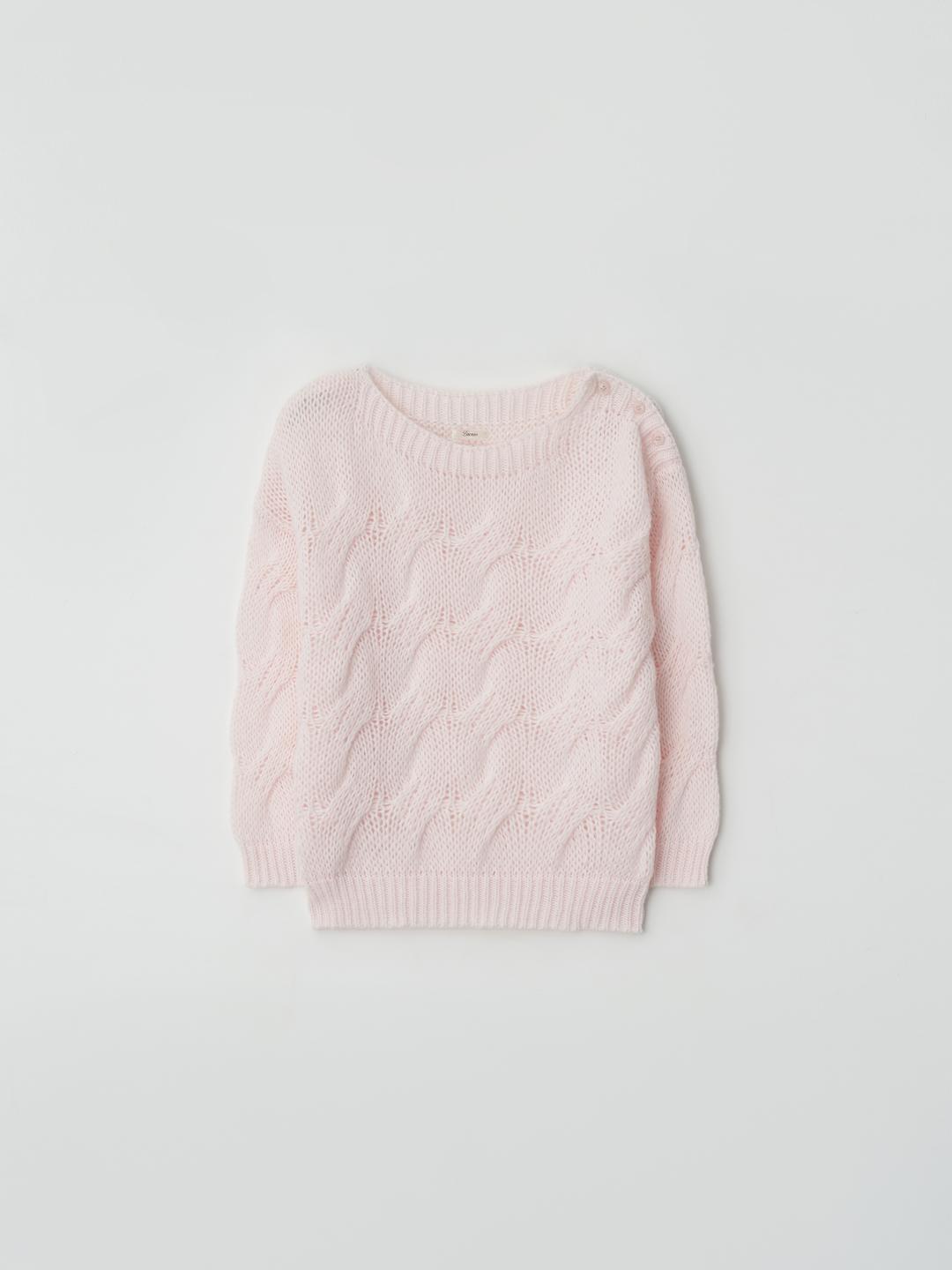 제니오 멜로우 버튼 케이블 니트