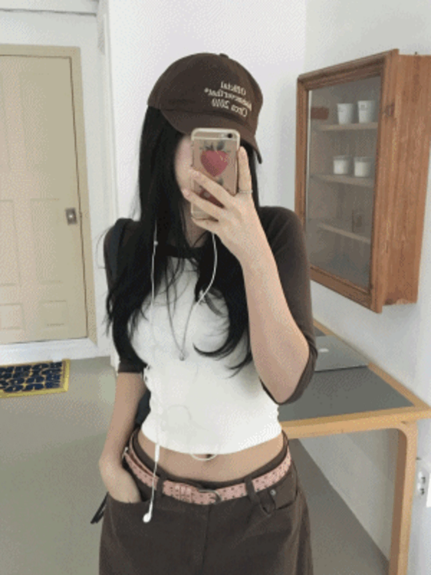 [핏보장/MD강추] 터치 7부 나그랑티셔츠 배색티 기본티 (3col)