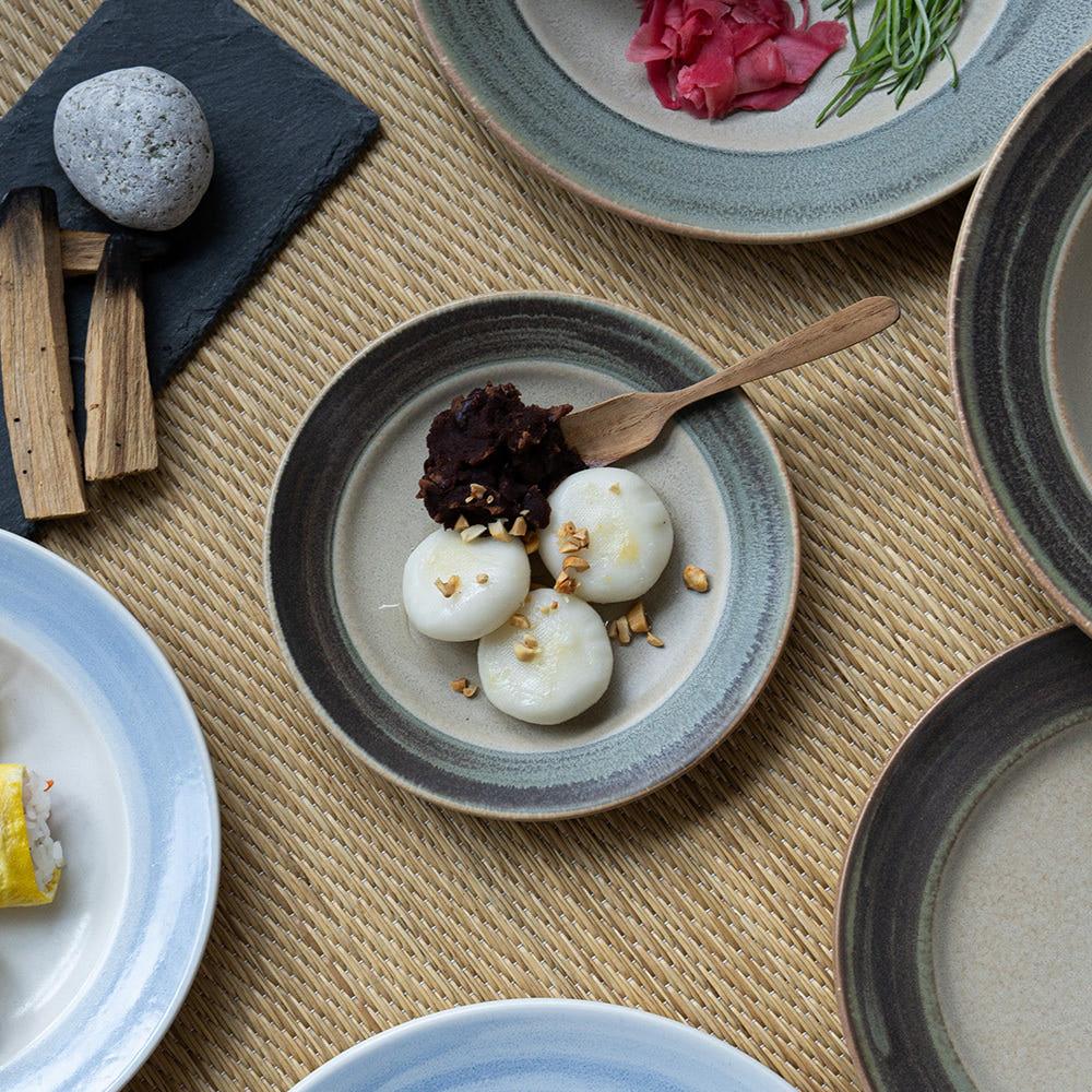 카네수즈 플레이트 카즈마 라인 카페 레트로 동양풍 예쁜 원형접시 1호