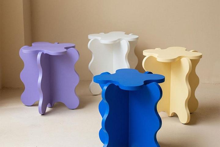 [해외] FAFA 인테리어 비스켓 디자인 사이드 티테이블 선반