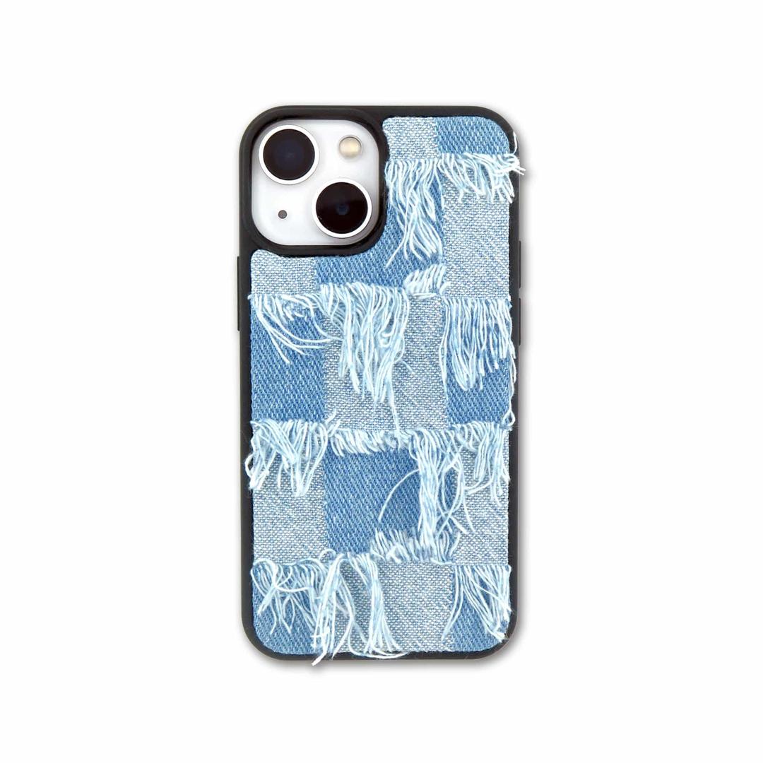 TEXTILE PHONE CASE [DAMAGED BLUE]
