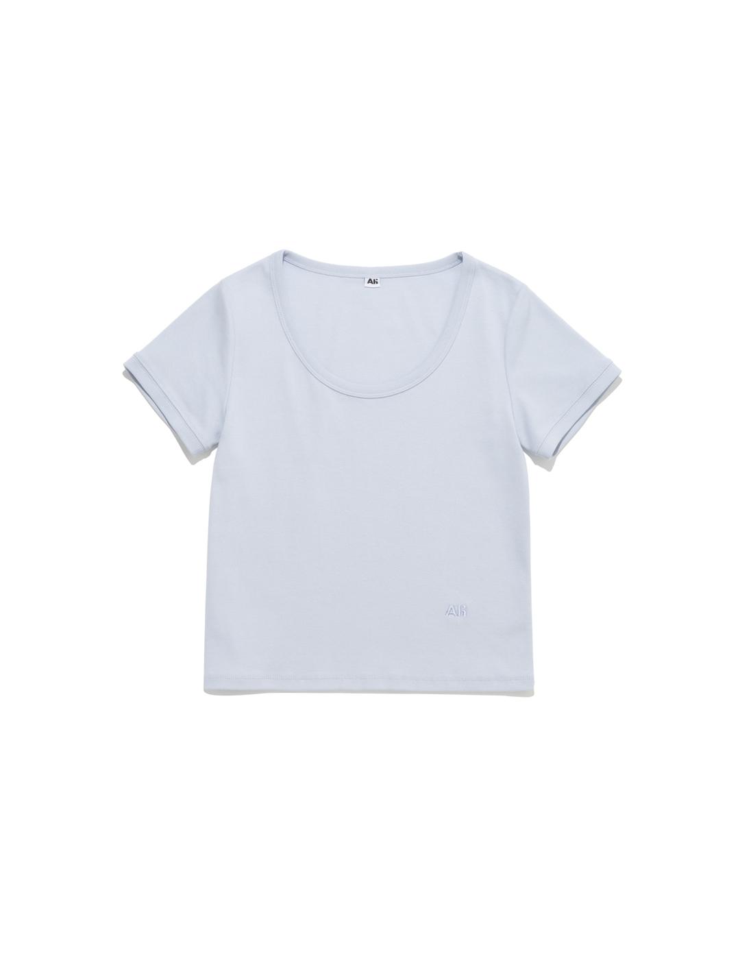 Crew Neck T-Shirt Blue