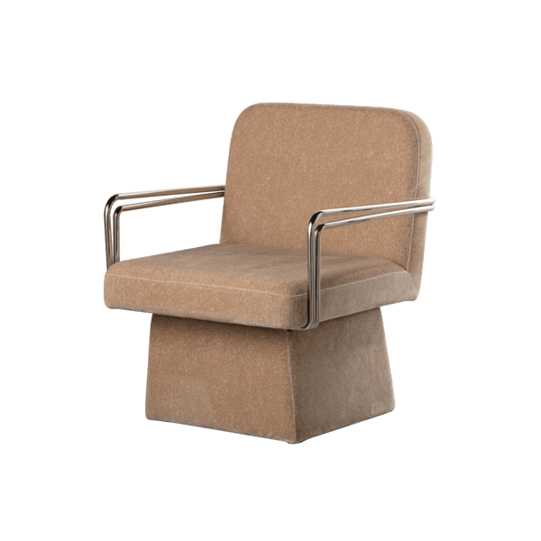 ROTATE EASY CHAIR_BEIGE