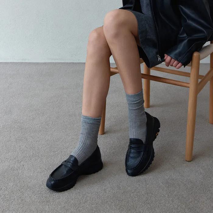 remer vibram loafer_black