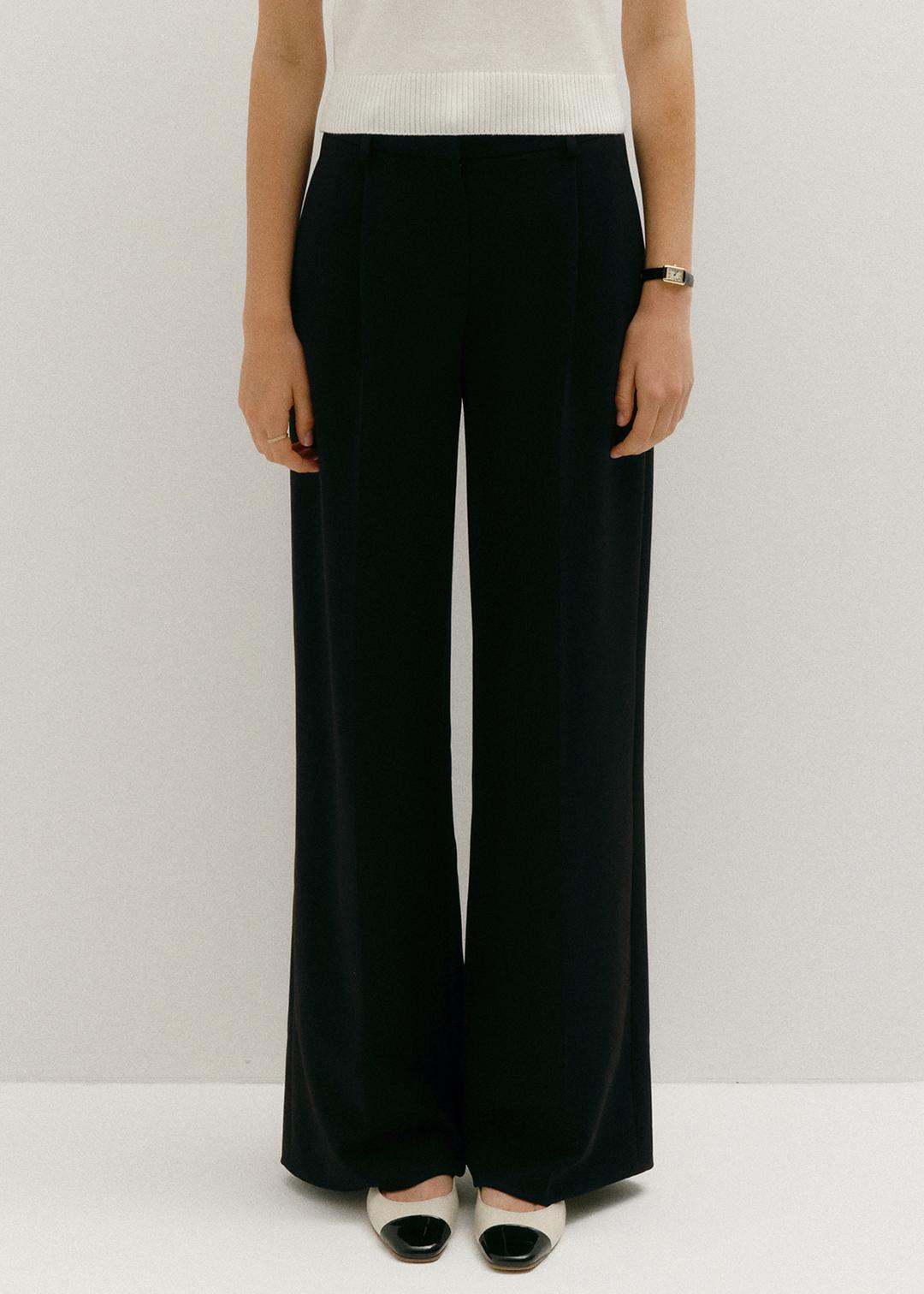 데이 세미 와이드 트라우저