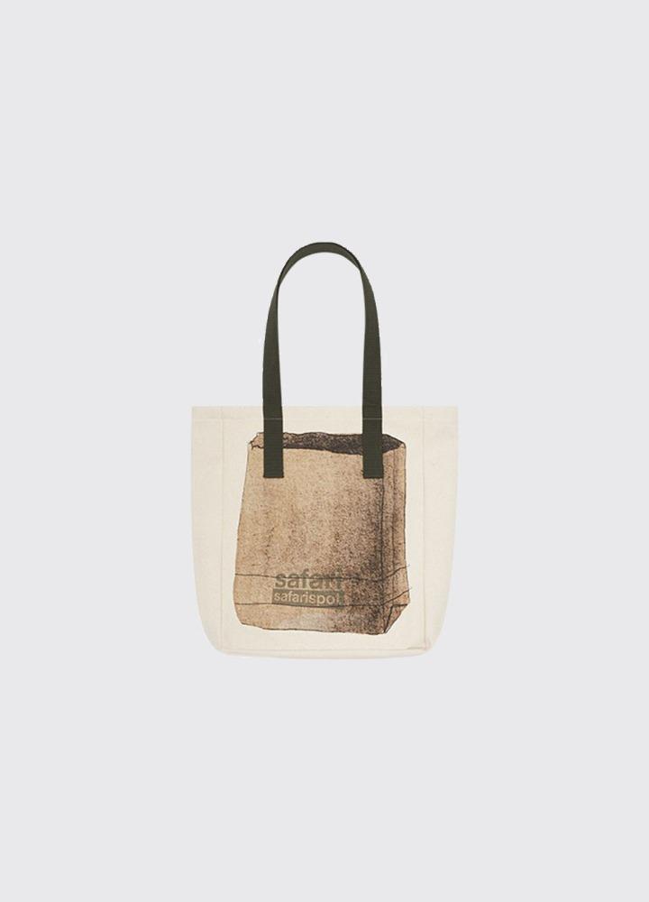FAKE PAPER BREAD ECO BAG IVORY