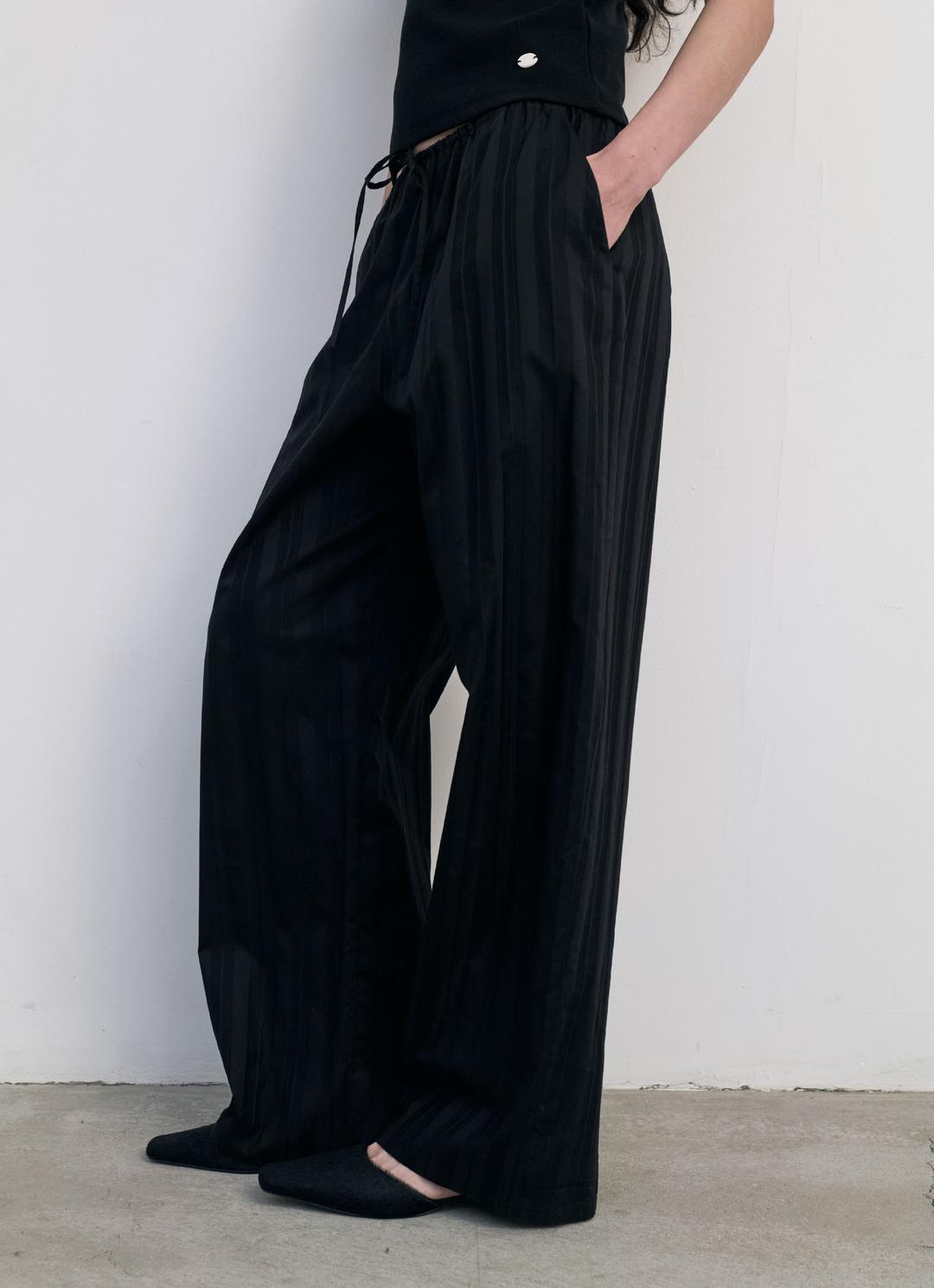 [9/15 예약배송] 25SS DRAWSTRING PANTS / BLACK