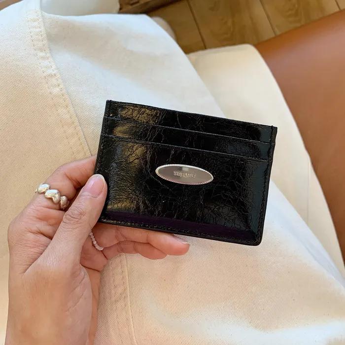 투아모 Vintage card wallet 빈티지 카드지갑 / BLACK블랙 [소가죽]