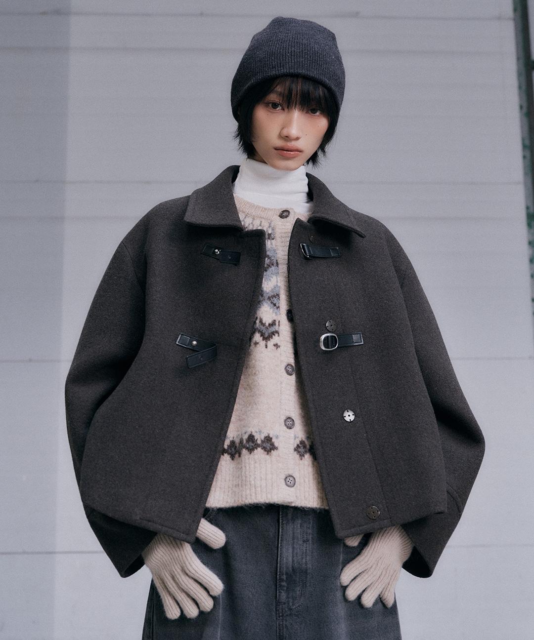 미쏘 [울30%]장식 숏 자켓_MIWJKFV02G