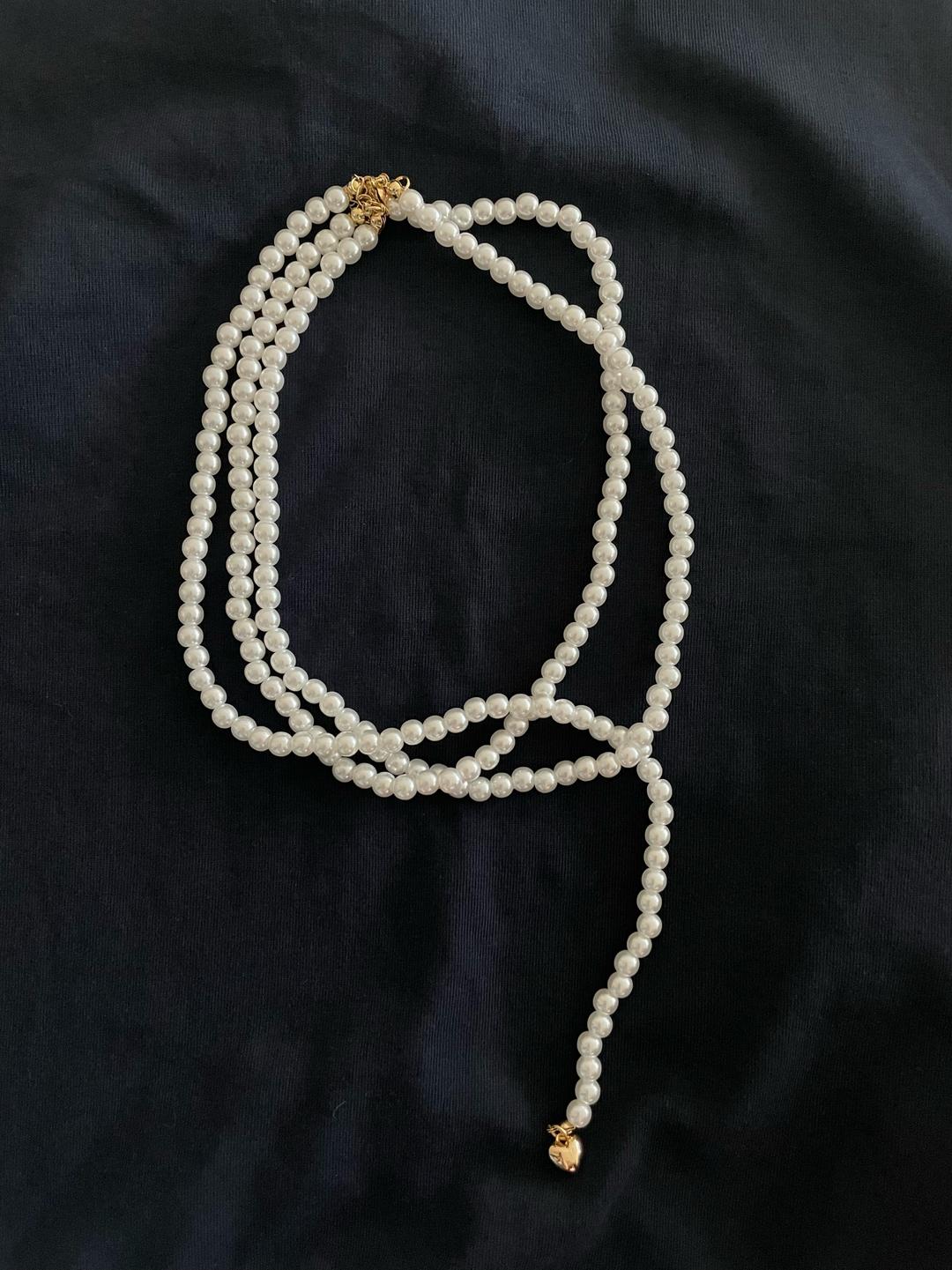 3 pearl necklace