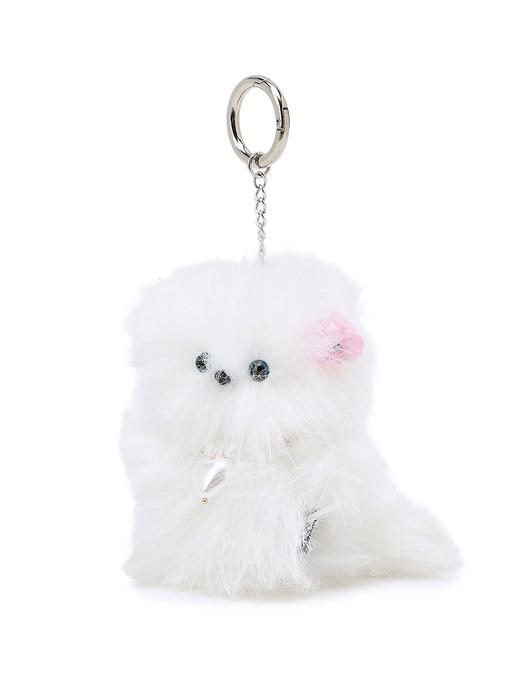 [CHARM] 화이트 고양이 인형 키링 JAHO4F556WT