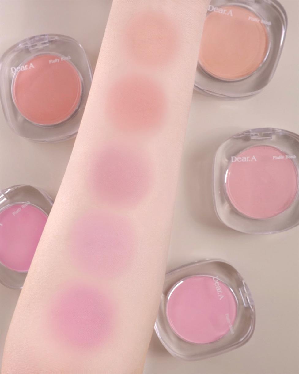 디어에이 수채화발색🩷플러피 블러쉬 5 Colors