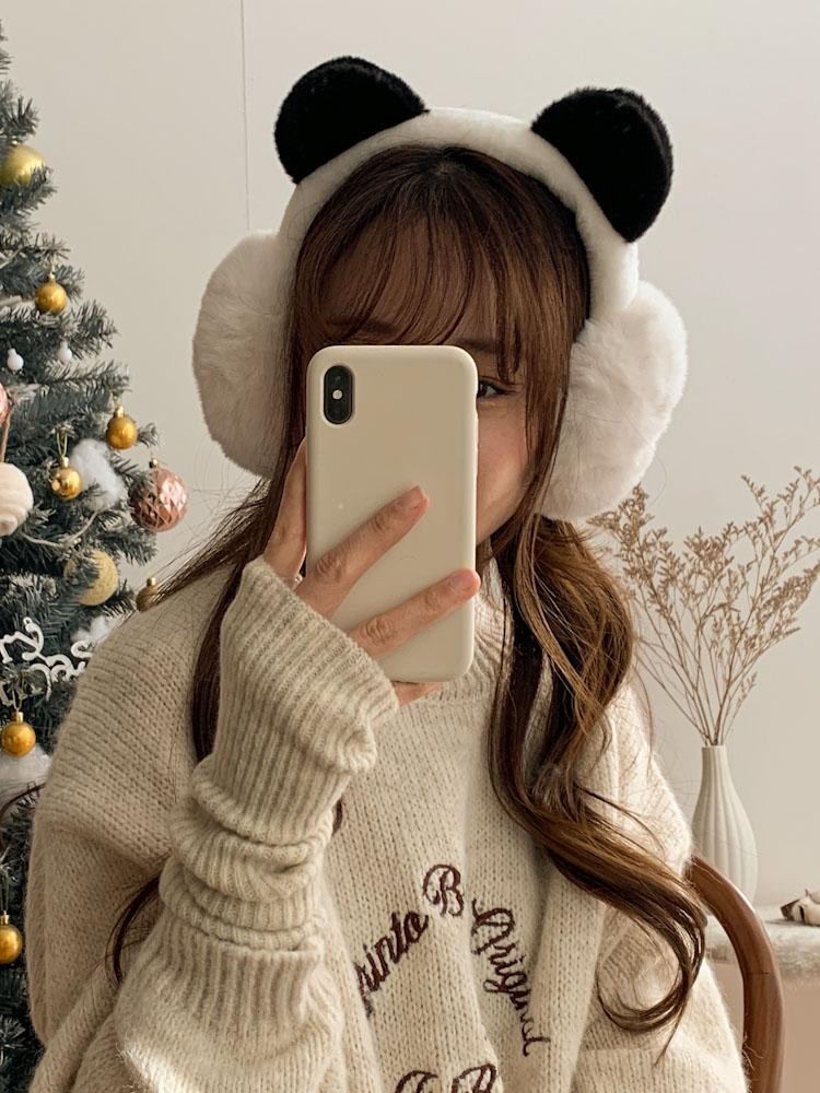 키메라제이 팬더 빵빵 에코퍼 귀도리 귀마개