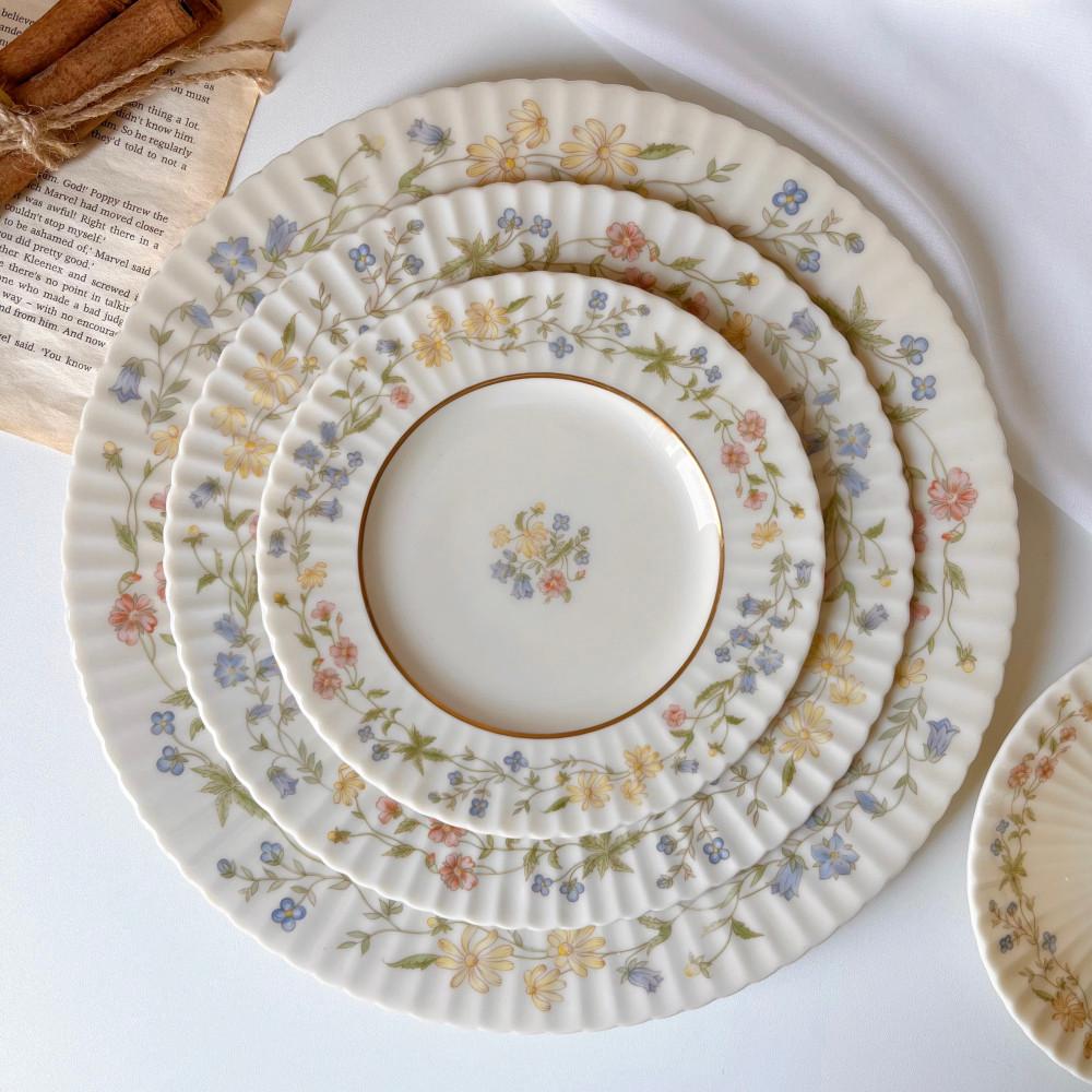 레녹스 스프링부케 브레드 샐러드 디너 플레이트 수입 명품 빈티지 그릇 접시