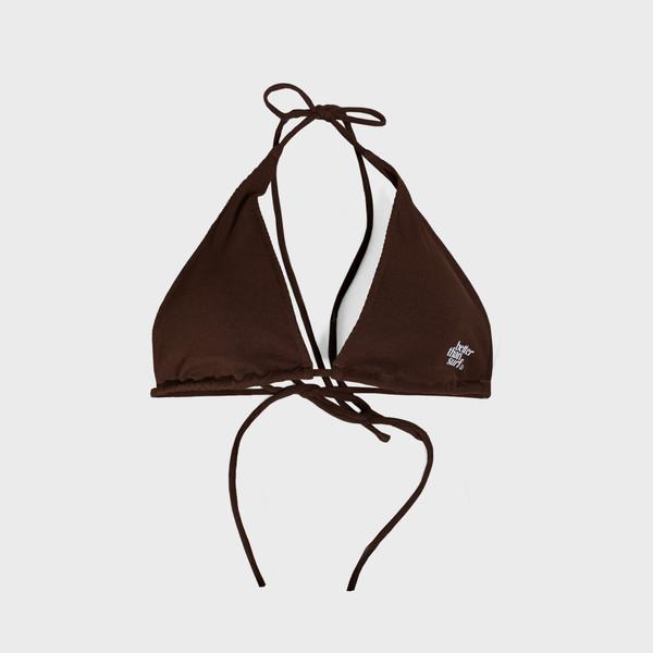 TAN BIKINI TOP - CHOCO
