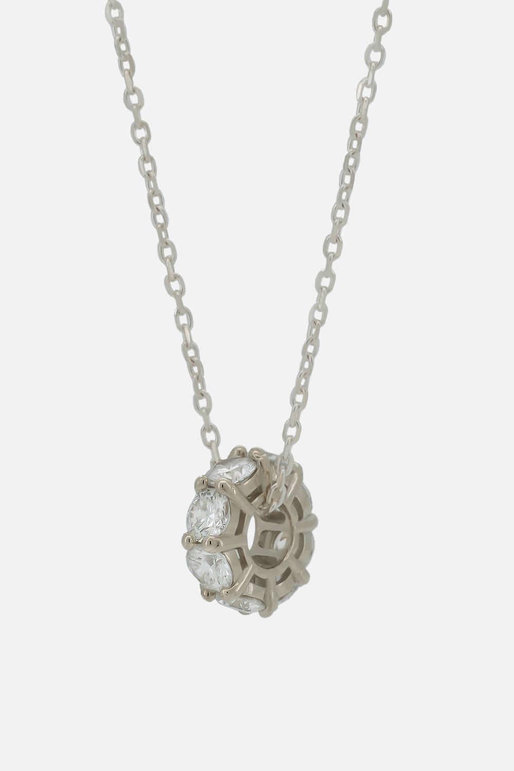 14k sparkle dome lab diamond pendant (1부)