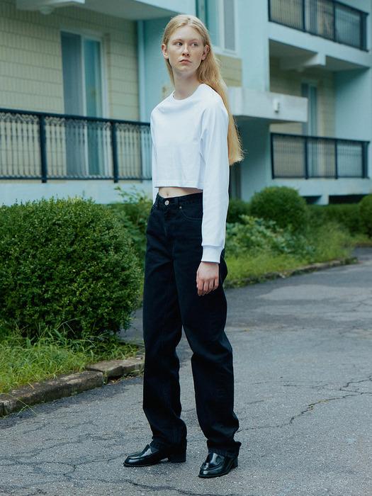 Mid-rise Loose Fit Jeans_2color